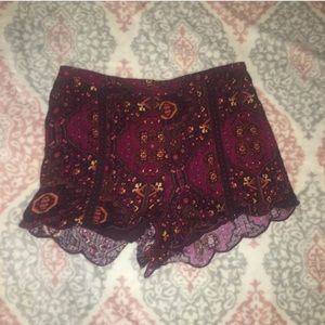 PAC sun maroon shorts